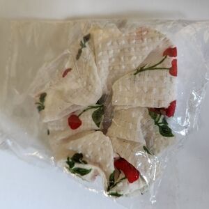 Cherry Patterned Hair Scrunchie